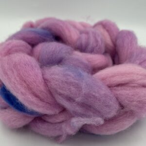 Hand Dyed braid of wool. Color PB1 from our Corriedale flock of sheep