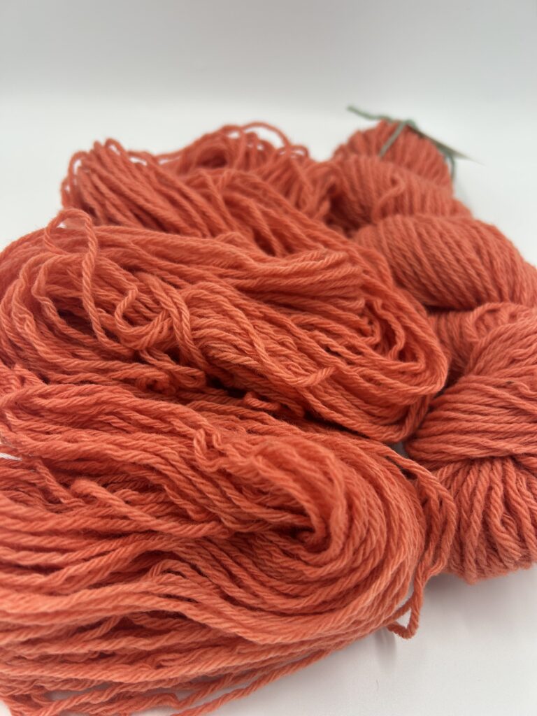 corriedale worsted squash up close