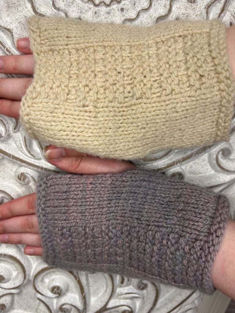 everyday plus knit fingerless gloves
