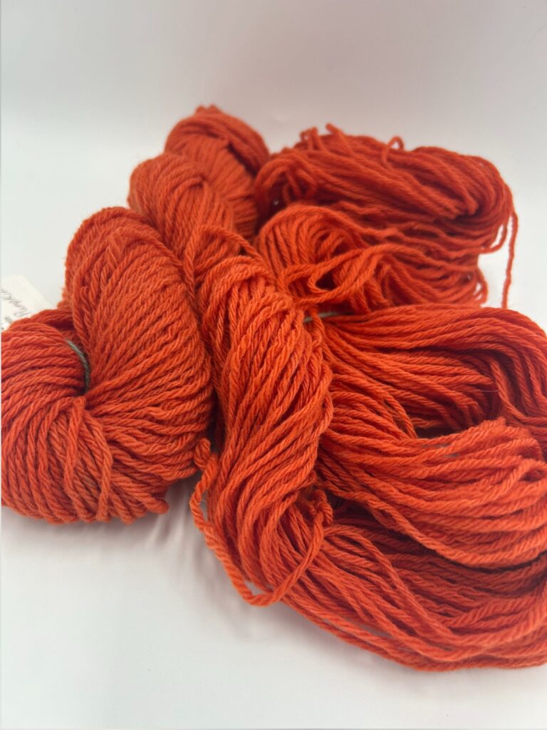 pumpkin worsted corriedale product photo