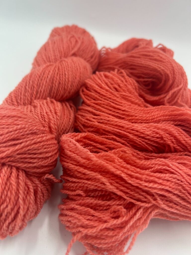 Red in Sky fingering corriedale product photo
