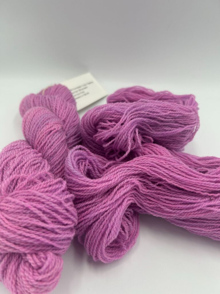 light berry fingering corriedale product photo