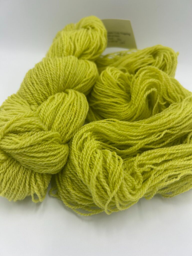 pale leaf fingering corriedale product photo