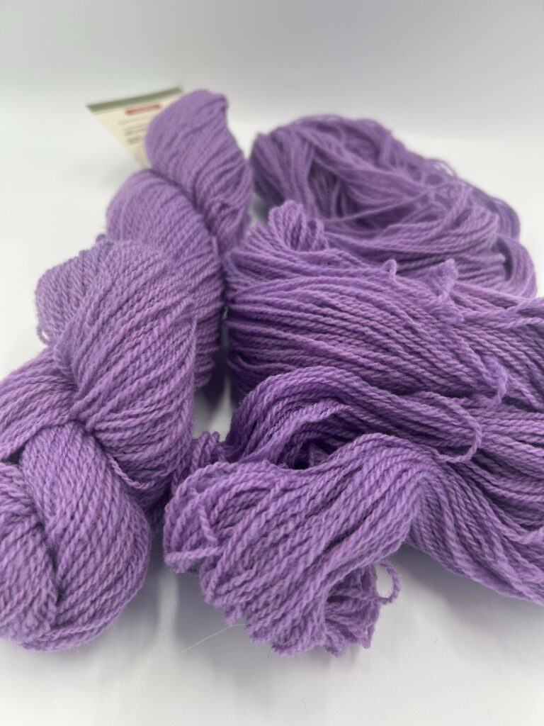 purple paper fingering corriedale product photo