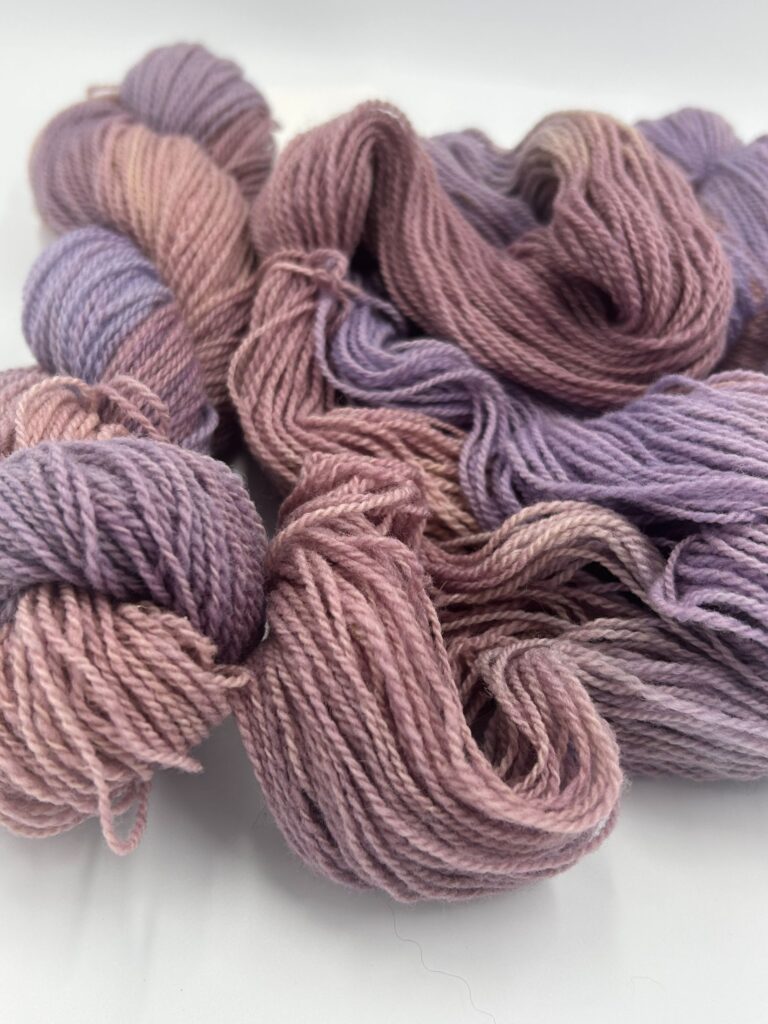 purps fingering corriedale product photo